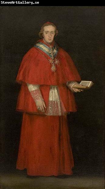 Francisco de Goya Portrait of Cardinal Luis Maria de Borbon y Vallabriga